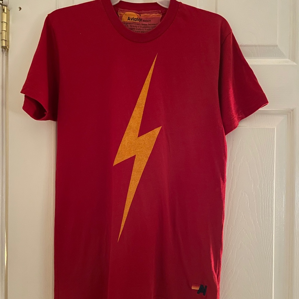 Aviator Nation T-shirt, S, in red